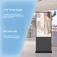 Pantalla Táctil Interactiva Infrarroja de 43 Pulgadas y 1080P, Kiosco de Señalización Digital para Restaurantes, Pantalla de Juego Digital con Accesorios Opcionales
