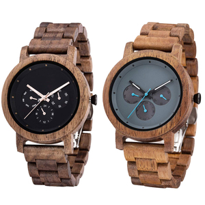 WYGICOO Jam Tangan Kayu Reloj De Madera Montre <span class=keywords><strong>En</strong></span> Bois นาฬิกาไม้ไผ่,นาฬิกาข้อมือผู้ชายหรูทำจากไม้ไผ่ - Product Image 1