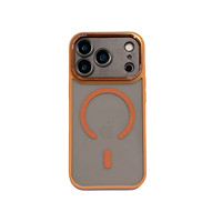 Étui de téléphone portable magnétique en acrylique transparent givré Hawkeye Fine Shield pour iPhone 13
