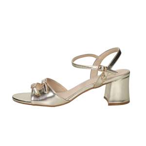 Sandales à talons pour femmes Gold & Gold, talon doré de 5,5 cm, taille 37 - Product Image 1