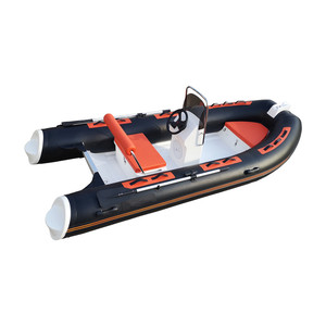<span class=keywords><strong>Bateau</strong></span> gonflable à voilure <span class=keywords><strong>Semi</strong></span>-<span class=keywords><strong>rigide</strong></span> CE 12,7 pieds RIB390 en PVC Hypalon pour l'aviron - Product Image 3