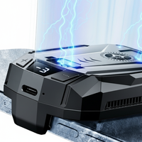 Refroidisseur de téléphone magnétique à semi-conducteurs pour gaming avec ventilateur d'affichage et clip, radiateur de téléphone en ABS