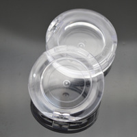 Palette de fards à paupières cosmétiques vide, forme ronde, étui Compact Transparent, maquillage, 26mm, 1 pièce