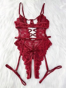 Body erótico transparente Precio Teddy Lencería sexy para mujeres adultas Lencería sexy desnuda - Product Image 6