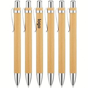 Promotion Eco-friendly Bamboo <b>Ballpoint</b> <b>Pen</b> for Laser Engraving Printing Logo Custom - Product Image 1
