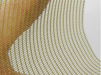 Cloisons décoratives en maille métallique en laiton, maille décorative tissée pour cuisine, finition bronze, maille décorative en acier inoxydable