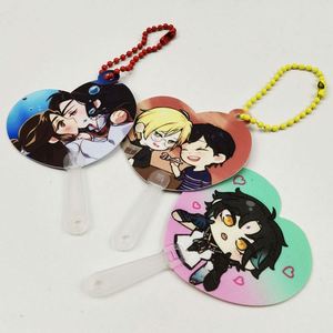 Nouveau mini-ventilateur Kpop transparent en plastique personnalisé et joli ventilateur à main avec support, porte-clés ventilateur à main transparent - Product Image 1