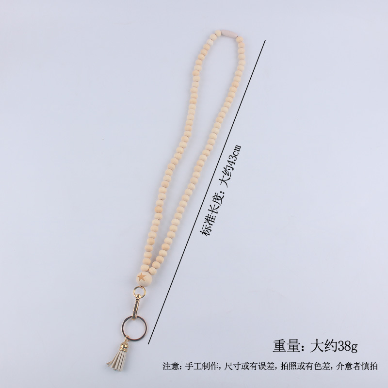 Minimalist Crystal Badge Lanyard I.D. Holder Chain Handmade Durable Phone Accessory Keychain Accessories Gift Best Image 4