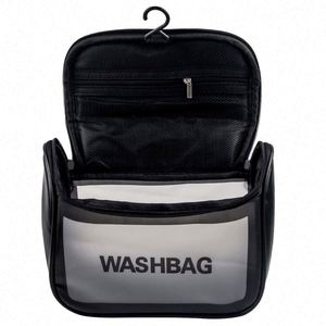 Bolsa de Maquillaje de Viaje Portátil de Gran Capacidad Personalizada, Bolsa de Aseo Transparente de PVC para Regalos Empresariales y Promocionales - Product Image 3