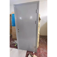 Porte battante coupe-feu moderne en acier de haute qualité, simple ou double ouverture, pour sortie de secours, bâtiment commercial, porte de sécurité