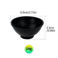 Bol mélangeur en silicone écologique personnalisé 69*25mm pour épices et herbes sèches, design moderne, technique polie, couleur et logo personnalisables, usage domestique