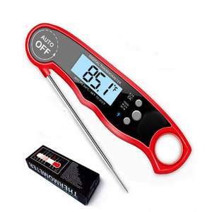 슈퍼 빠른 독서 음식 바베큐 온도계 디지털 요리 온도계 내부 자석 - Product Image 1