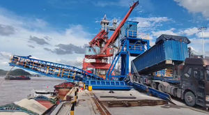 Quayside kontainer semen pneumatik, pengambil kapal pengangkut tanpa muatan derek Portal buatan pabrik Cina untuk peralatan penanganan bahan - Product Image 5
