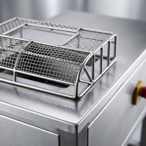 Trancheuse horizontale automatique pour viande fraîche en acier inoxydable avec cadre à quatre pieds et support transversal pour bœuf rôti, <span class=keywords><strong>pastrami</strong></span> et volaille - Product Image 6