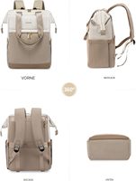 Sac à dos scolaire LOVEVOOK convertible, sac fourre-tout pour l'université, sac à dos intelligent imperméable, sac à dos portable pour ordinateur portable, sac à dos de voyage