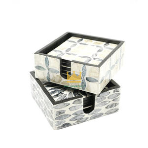 Posavasos Cuadrados de Ratán Modernos, Ecológicos y Hechos a Mano, Diseño Variado, Vajilla para Restaurante, Mesa de Café, Económicos - Product Image 4