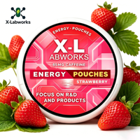 Poudre de caféine Relaxation Time 50mg Vitamine C Énergie naturelle Soutien de la concentration Extrait de gingembre Extrait de camomille Formule douce
