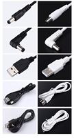 USB 2.0 a Male ke DC 5.5x2.1mm 5 Volt 24AWG Konektor DC Kabel Daya Jack Barrel Pengisi Daya Hitam/Putih 3FT 1m