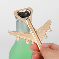 Ouvre-bouteille d'avion pour anniversaire, ouvre-bouteille personnalisé avec logo, outil de bar, ouvre-bouteille de bière