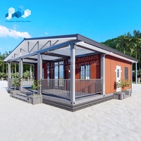 20 pieds minuscule maison préfabriquée portable assembler conteneur maison préfabriquée avec kit de salle de bain