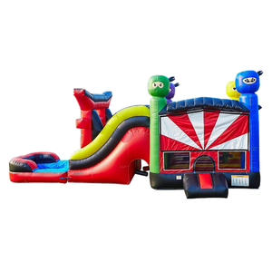 Castillo Inflable Económico con Tobogán y Piscina, Castillo Inflable con Tobogán para Adultos, Casa Inflable para Fiestas en <span class=keywords><strong>Alquiler</strong></span> - Product Image 5