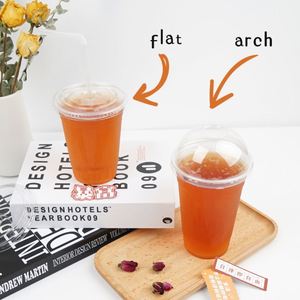 Custom Printing Logo Milk Tea <b>Cups</b> PET Yogurt Milktea Packaging <b>Plastic</b> Disposable Smoothie <b>Cups</b> - Product Image 3
