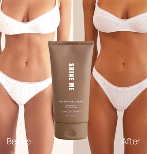 Crema autobronceadora instantánea | <span class=keywords><strong>Bronceador</strong></span> de acción rápida para brillo natural, loción hidratante con aceite de jojoba y vitamina E, bronceado sin rayas - Product Image 2