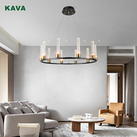 Luminaire suspendu en cristal moderne Luminaire suspendu pour la maison décoratif pour salon Led Suspension de plafond pour restaurant