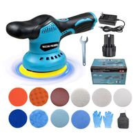 Polisseuse de voiture sans fil KTA 12V à batterie lithium, tout-en-un, à vitesse variable, industrielle, pour bricolage, petite polisseuse manuelle pour polissage, cirage et ponçage