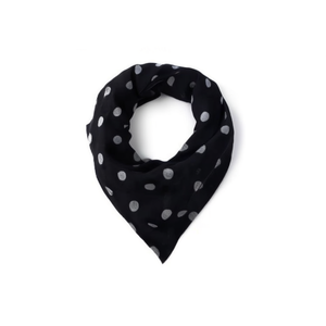 Bufanda triangular multifuncional de 135x60cm con lunares, accesorio de moda para mujer - Product Image 1