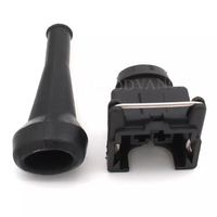 Connecteur d'injecteur de carburant universel Jetronic/Minitimer Bosh EV1 2 broches avec soufflet en caoutchouc