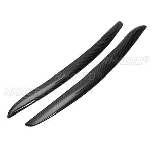 Par de Cubiertas Decorativas para Faros Delanteros, Tipo Ceja, para BMW E92 E93 335I 335CI Modelo 2007-2012, en Fibra de Carbono Real - Product Image 4