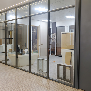 Partición de vidrio acústico para oficina en casa y restaurante Pared de partición de habitación insonorizada - Product Image 3