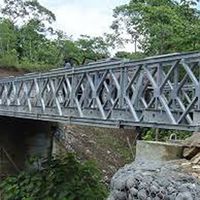 Pont à poutres en acier sur mesure, galvanisé à chaud, pour utilisation temporaire et permanente