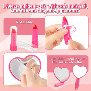 Ensemble de <span class=keywords><strong>maquillage</strong></span> créatif réaliste et sûr pour petites filles, ensemble de <span class=keywords><strong>maquillage</strong></span> pour filles et garçons, développement amusant, rassemblement familial, intérieur - Product Image 3