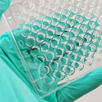 Fournitures de laboratoire médical PS haute Absorption détachable 8 bandes ou 12 bandes 96 puits PCR plaque Elisa