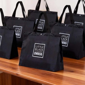 Oxford Cloth Shopping Bag Medium Foldable Tote With Logo Printing For General Packaging - Product Image 1
