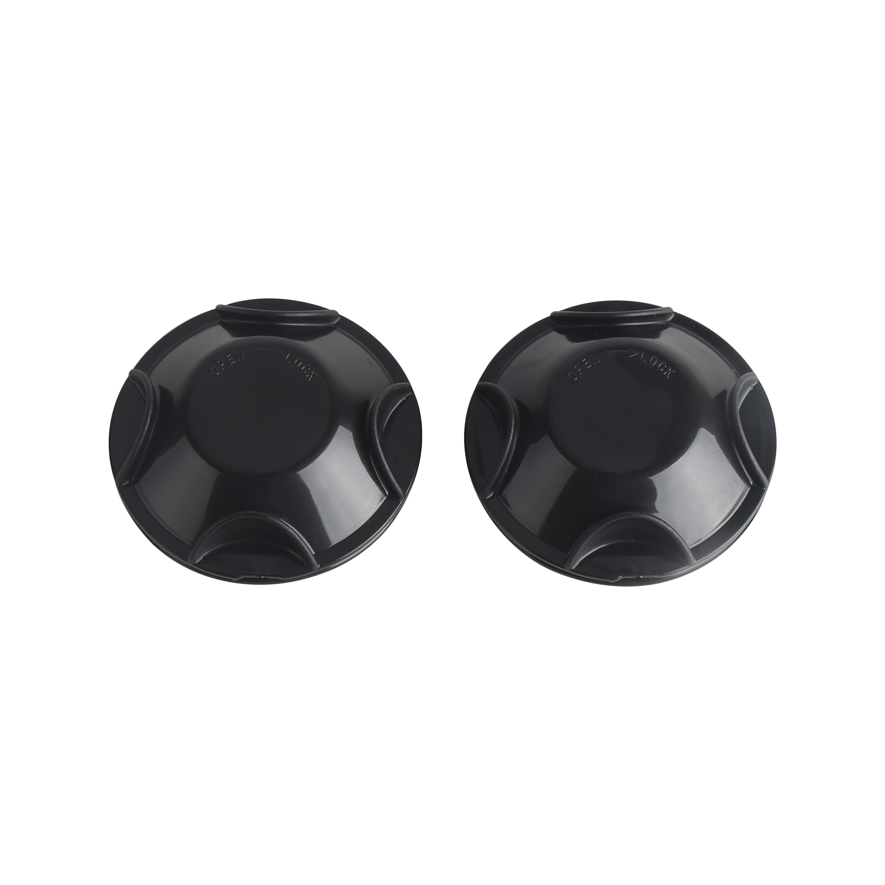 Front Headlight Rear Covers Black Plastic Waterproof for