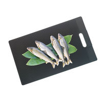 Tapis à filet de poisson en silicone, design océan, antidérapant, qualité alimentaire, sans BPA, écologique, réutilisable, épaisseur 1,5 cm, taille et couleur personnalisables