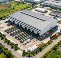Entrepôt préfabriqué en structure métallique durable et économique de grande taille en Chine, bâtiment préfabriqué en structure métallique