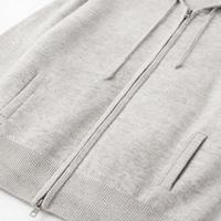 Ensemble de pyjama en cachemire pour homme, confortable, tricoté, avec fermeture éclair, robe longue, vêtements d'intérieur d'hiver, cardigan à manches longues