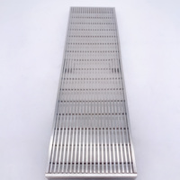 Grille de drainage en fil cannelé pour piscine, structure en acier, grille de sol pour caniveau de drainage