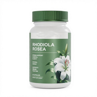 Ouuso – Complément Adaptogène Naturel Anti-Âge pour Adultes, à base de Rhodiola Rosea, 60 Capsules – Soutien Cérébral, Stress, Humeur et Énergie