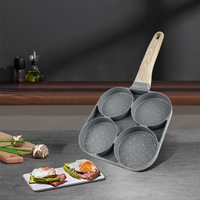 Poêle carrée en métal économique pour œufs et petites portions, transfert de chaleur efficace, compatible gaz et induction, écologique et facile à utiliser