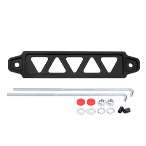 Aluminum Alloy Battery Mounting <b>Bracket</b> 5-Hole Triangular Design With Hooks And Silicone Pads For Car Modification - Product Image 1