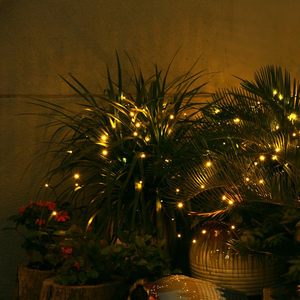 Noël IP68 étanche LED fée lumière extérieure rvb <span class=keywords><strong>solaire</strong></span> arbre feston chaîne <span class=keywords><strong>rideau</strong></span> 10m longueur décorative guirlandes lumineuses - Product Image 6