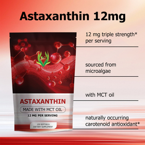 ซอฟต์เจลแอสตาแซนธินแบบ OEM ผลิตตามสั่ง ผสมน้ำมัน MCT ช่วยส่งเสริมสุขภาพโดยรวม สนับสนุนกิจกรรมสารต้านอนุมูลอิสระ - Product Image 4