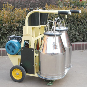 Machine à traire les vaches d'<span class=keywords><strong>occasion</strong></span> en gros pour ferme avec moteur, en acier inoxydable <span class=keywords><strong>de</strong></span> qualité alimentaire, haute efficacité, productivité <span class=keywords><strong>de</strong></span> 20-24 vaches/heure - Product Image 1