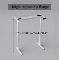 PRORIALS Cadre de bureau ergonomique réglable en hauteur à double moteur, 3 niveaux, durable, pour ordinateur et support d'ordinateur portable