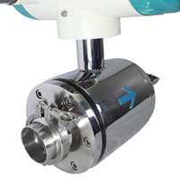 Medidor de Flujo Electromagnético Digital Compacto de Acero Inoxidable MODBUS DN40 (para Líquidos) OEM para Líquidos de Alta Viscosidad en Aguas Residuales